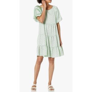 BCBGeneration Women's Puff Sleeve Babydoll Dress - Size 12